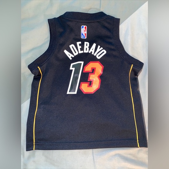 Bam Adebayo Nike Miami Heat Mashup Black Jersey Vice Classic Sz Youth 3T - Picture 4 of 7